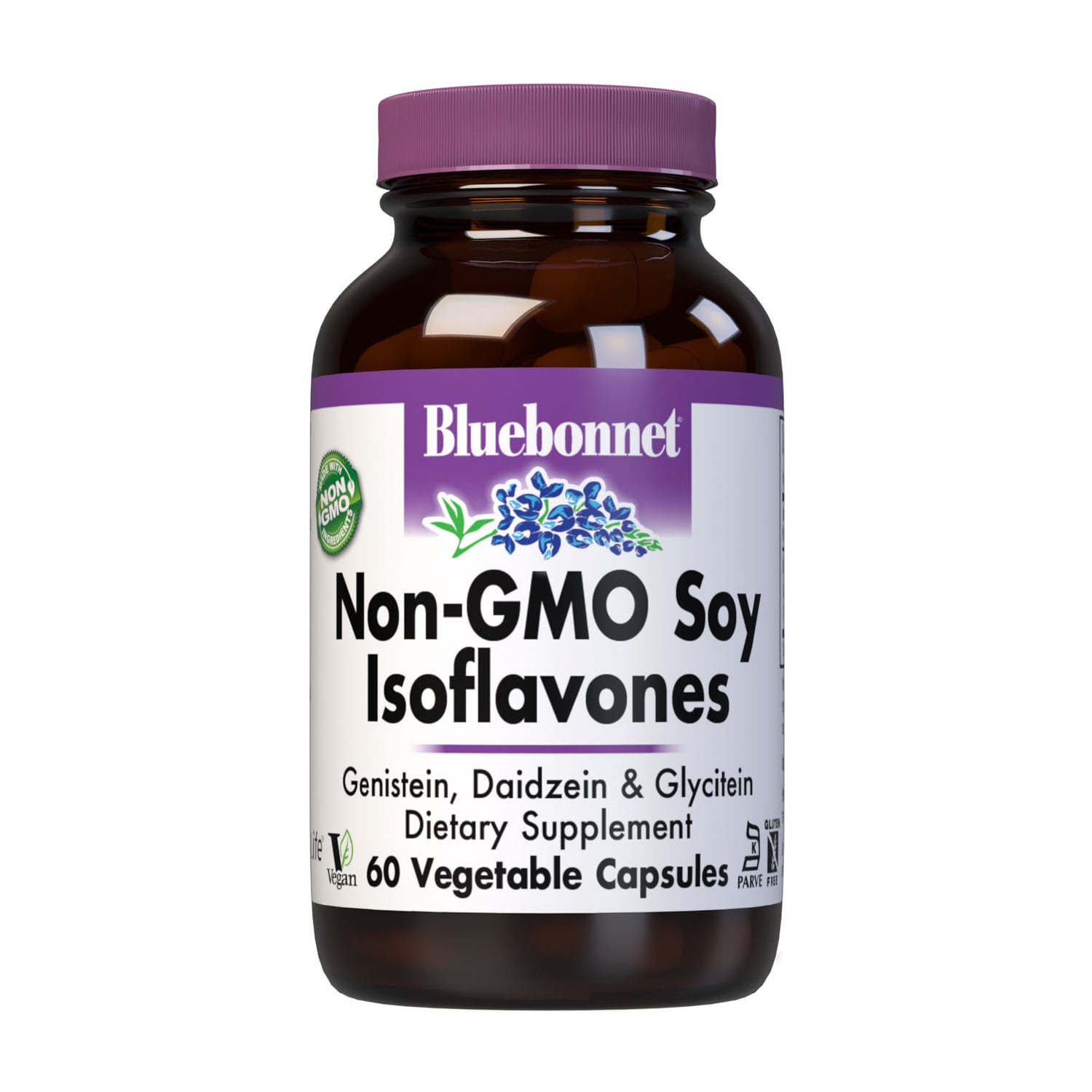 Соєві ізофлавони Bluebonnet Nutrition Soy Isoflavones Non-GMO, 60 капсул