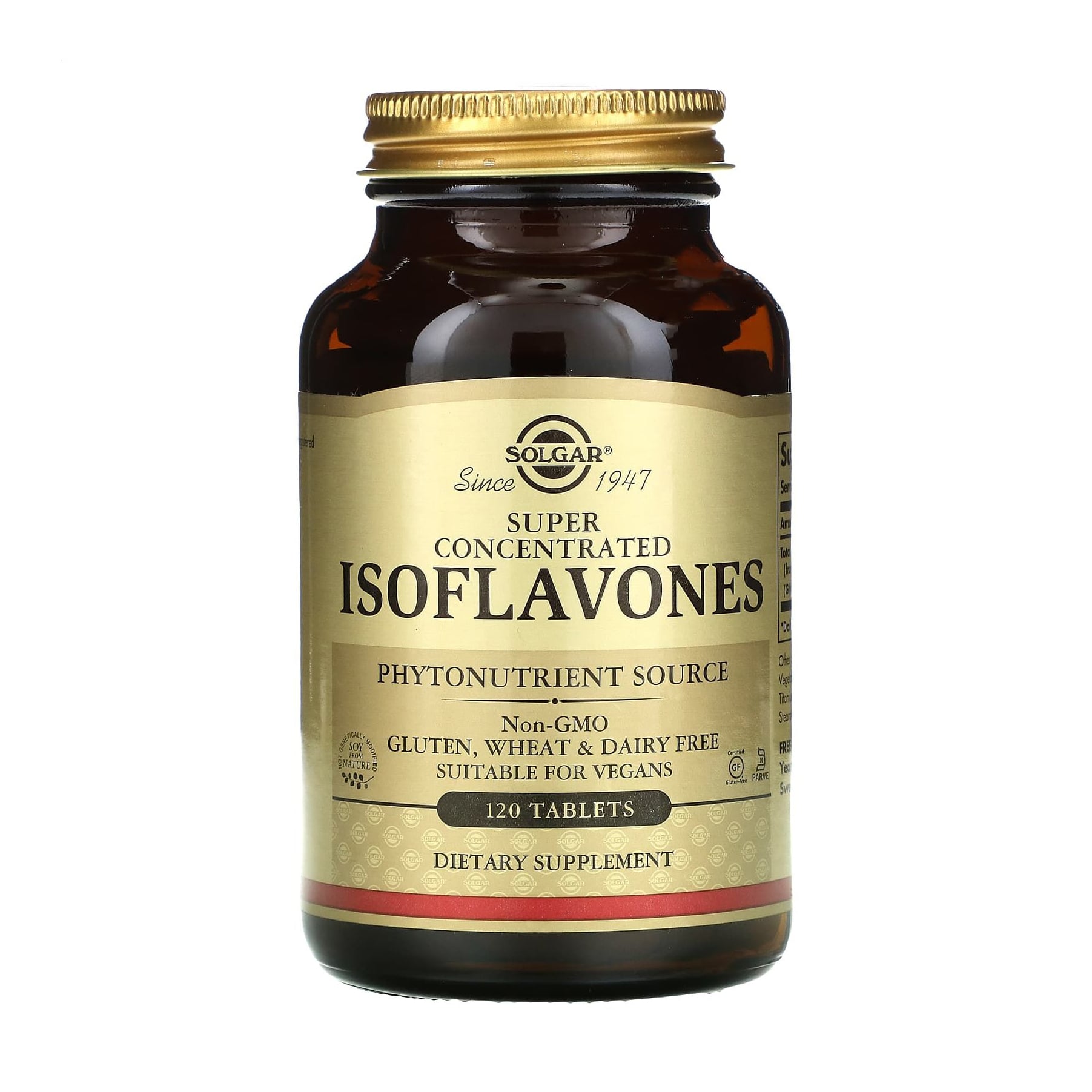 Соєві ізофлавони Solgar Super Concentrated Isoflavones, 120 таблеток
