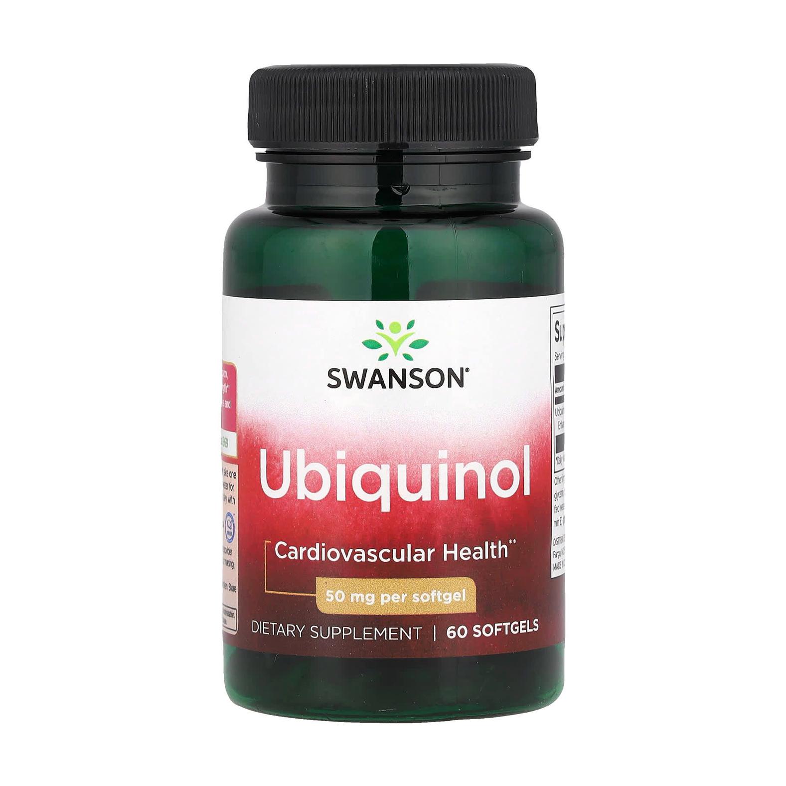 Убіхінол Swanson Ubiquinol, 50 мг, 60 гелевих капсул
